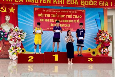 [BẢN TIN NÓNG] TRƯỜNG THCS QUẢNG LẠC “MƯA GIẢI” TẠI HỘI THI THỂ DỤC THỂ THAO PHƯỜNG YÊN SƠN 2026